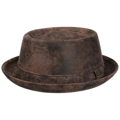 stetson-pennsylvania-pigskin-porkpie-hut-herren-leder image 8