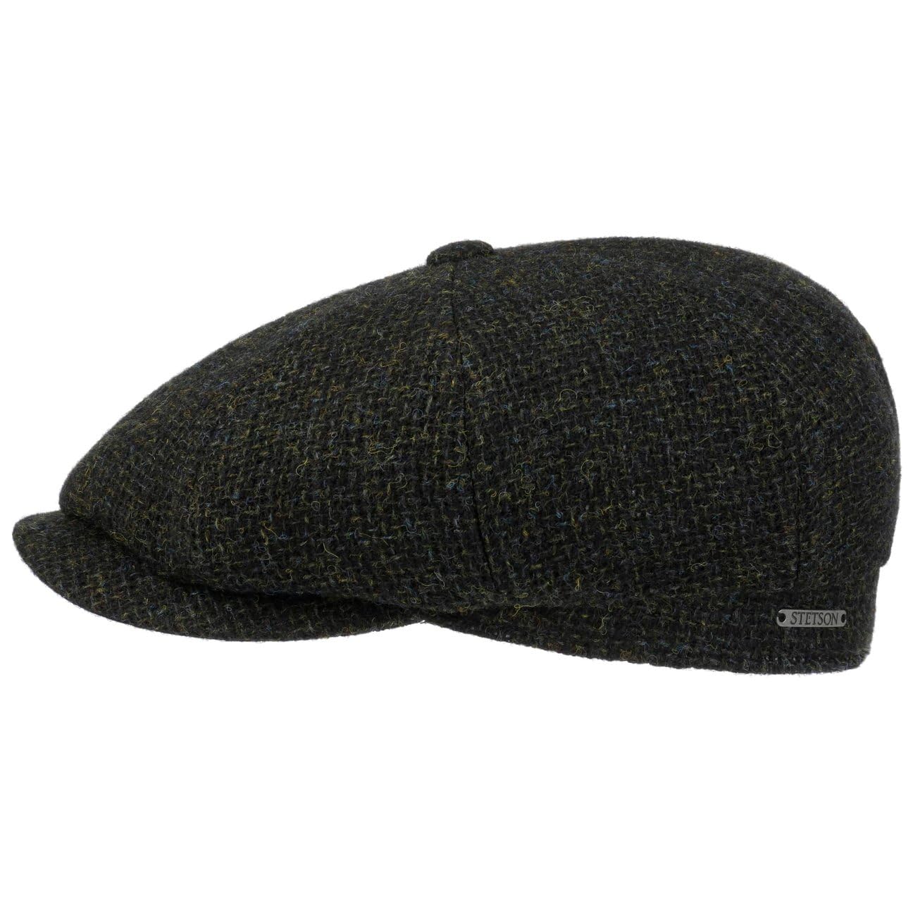 stetson-hatteras-shetland-wool-flatcap-herren-baumwoll-gef-tterte-schieberm-tze- image 1