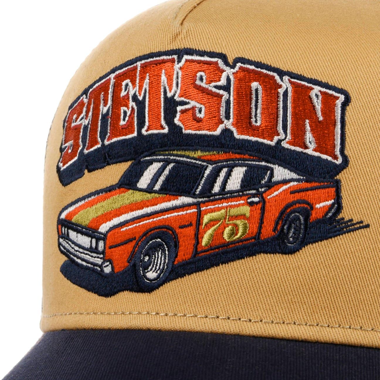 stetson-muscle-car-75-truckercap-stoffcap-mit-snapback-baumwolle-retro-design-he image 6