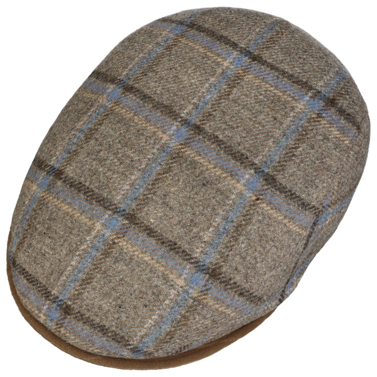 mayser-frankie-soft-casual-flatcap-aus-merinowolle-karo image 3