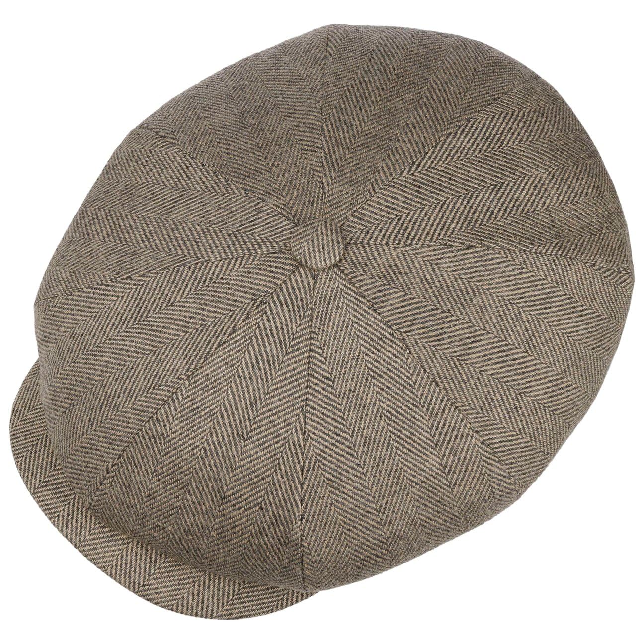 stetson-hatteras-flatcap-organic-herringbone image 2