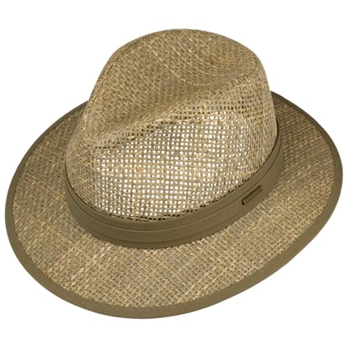 stetson-stonebrook-traveller-strohhut-mit-stoff-garniturband-f-r-damen-und-herre image 6