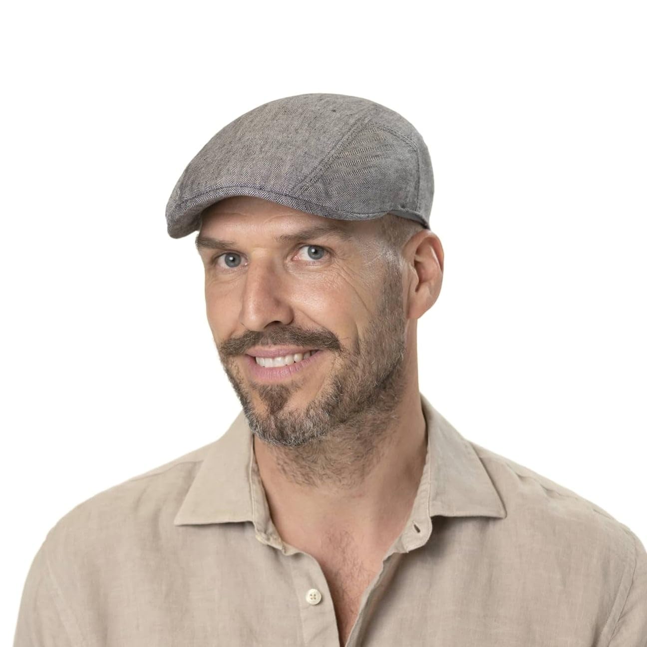 stetson-herringbone-flatcap-schirmm-tze-herren-uv-schutz-40 image 3
