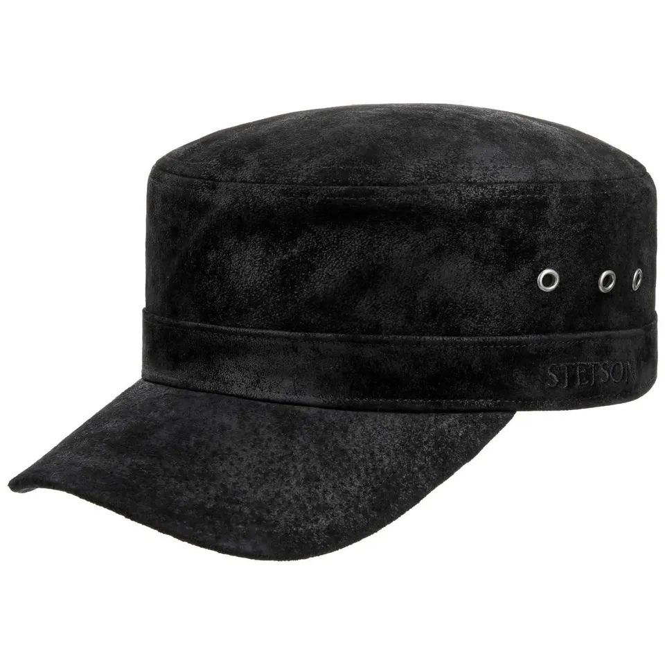 stetson-raymore-pigskin-army-cap-military-echt-schweinsleder-verstellbar image 1