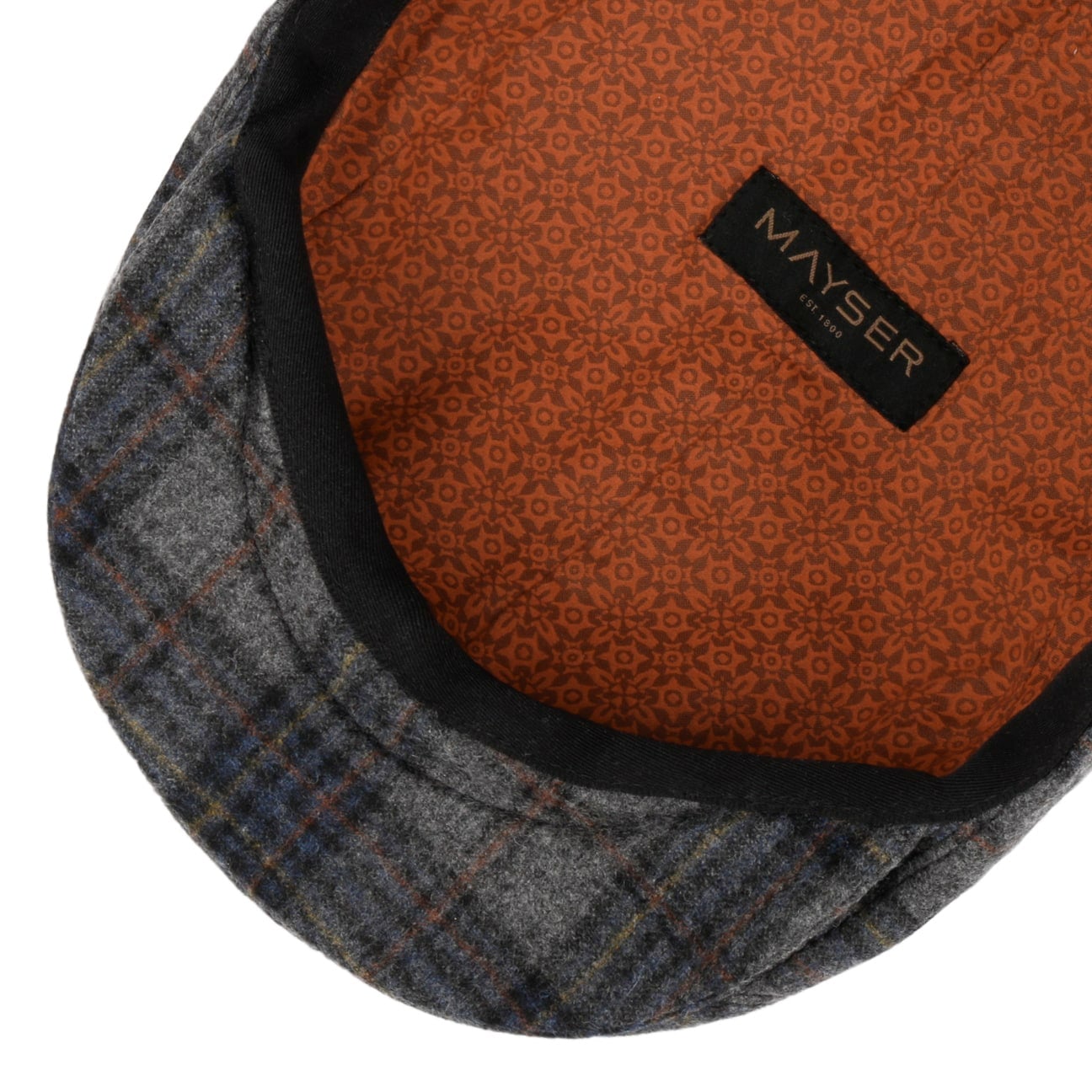 mayser-lennart-shetland-check-flatcap-schurwolle image 4