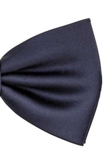ascot-schleife-uni-satin-wien-gerade-marine image 1