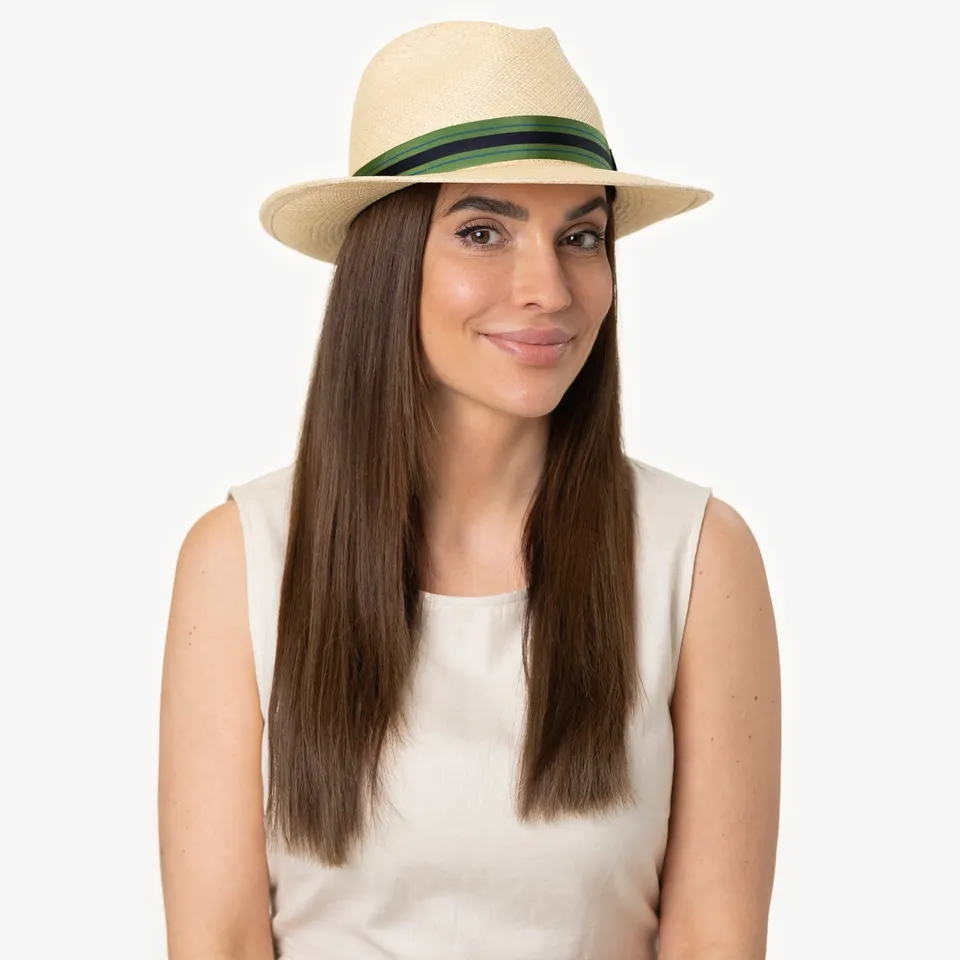 mayser-albenga-green-stripes-panamahut-herren image 1