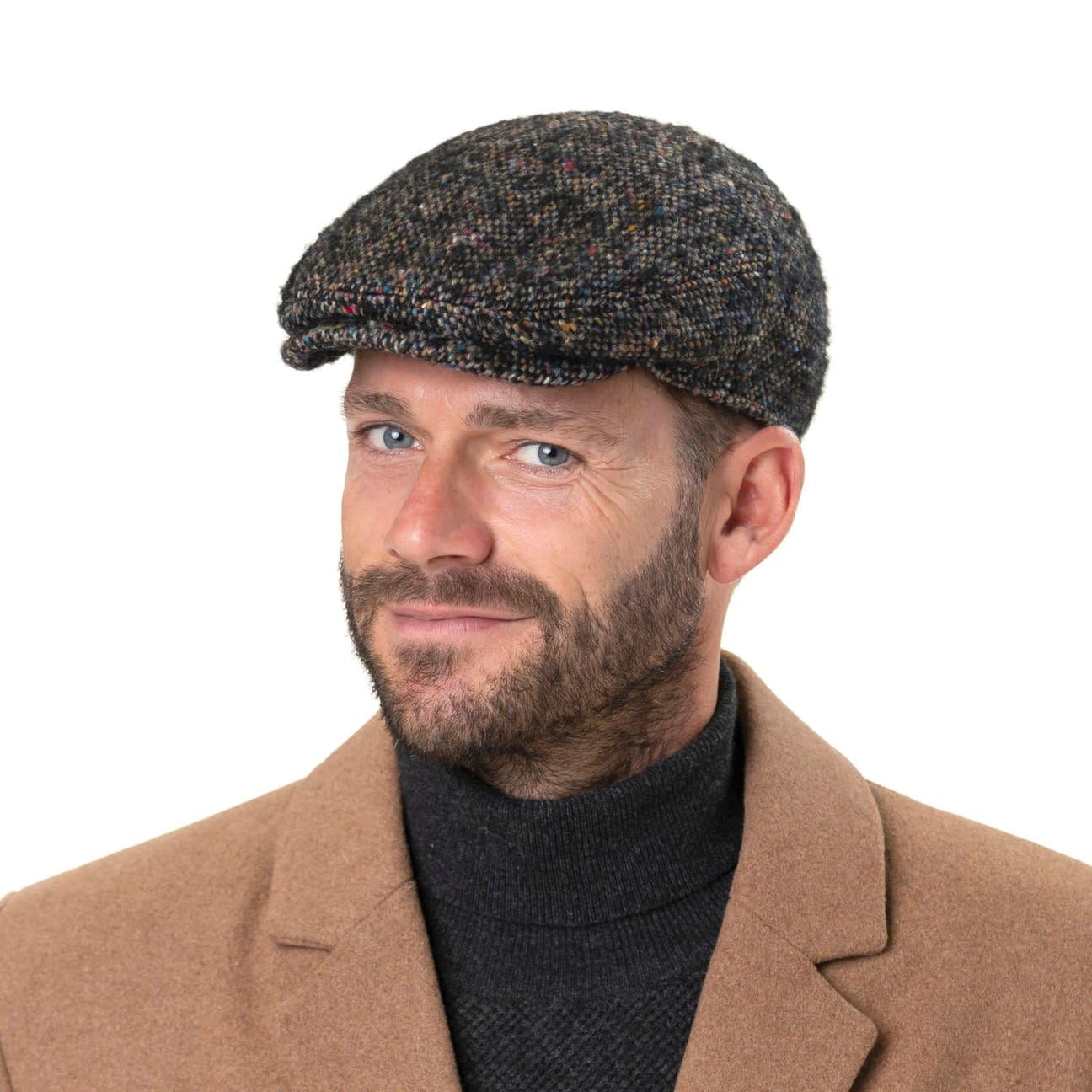 stetson-colour-dots-flatcap-herren-donegal-tweed-stil-mehrfarbig image 2