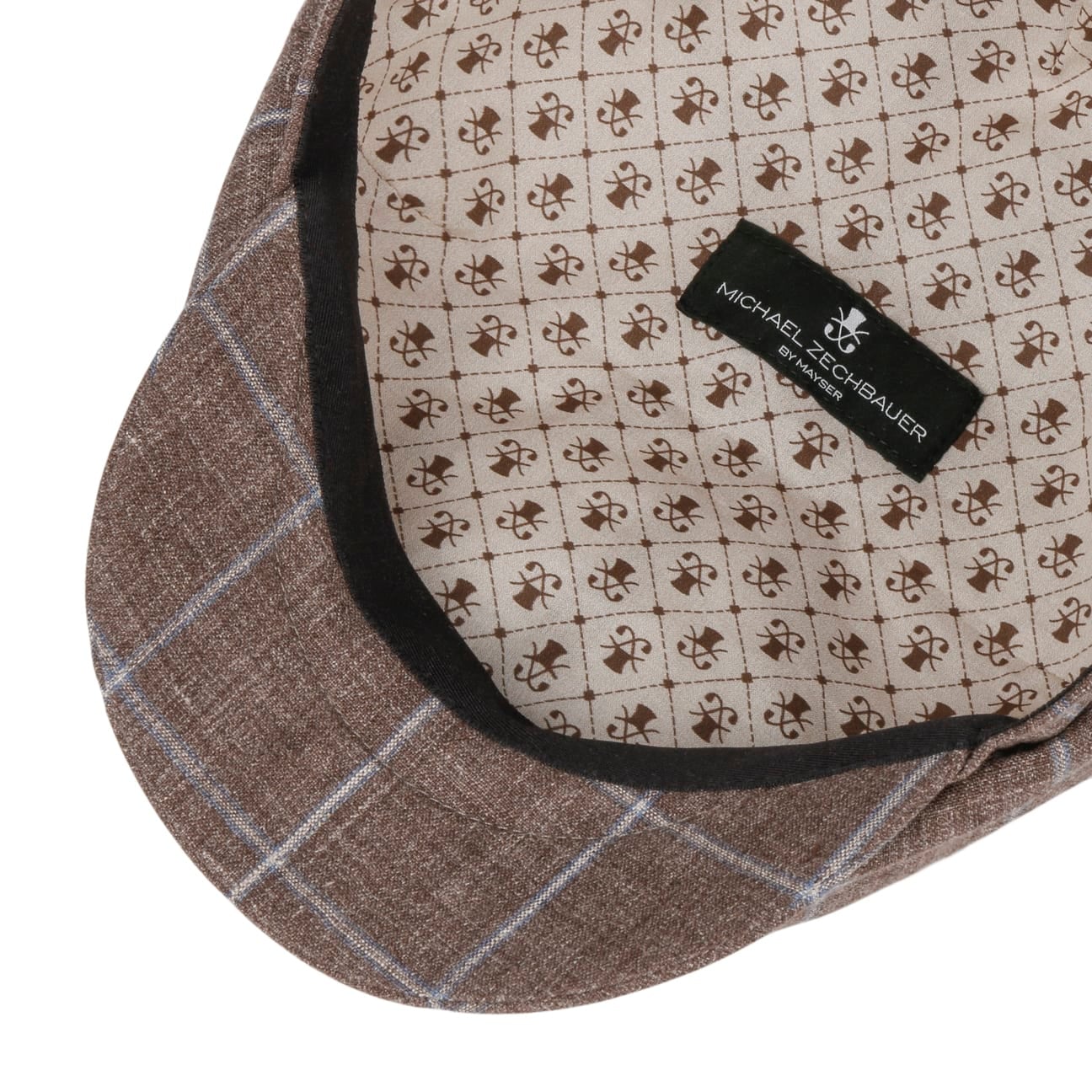 mayser-emil-check-leinen-flatcap-zechbauer-sechsteilige-karo-flatcap-aus-leinen image 3