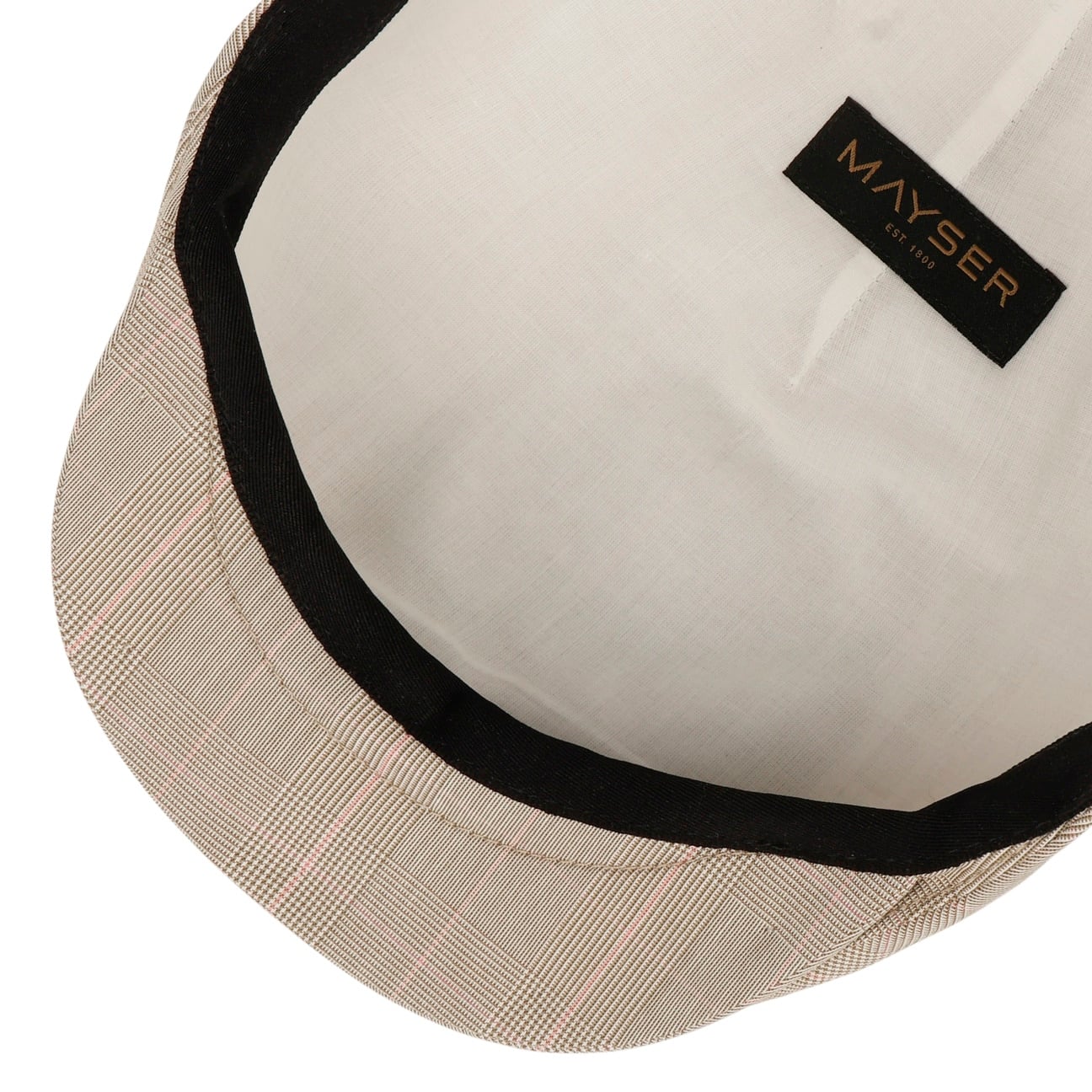 mayser-sidney-limited-edition-flatcap-karierte-schirmm-tze-aus-baumwollmischung image 3