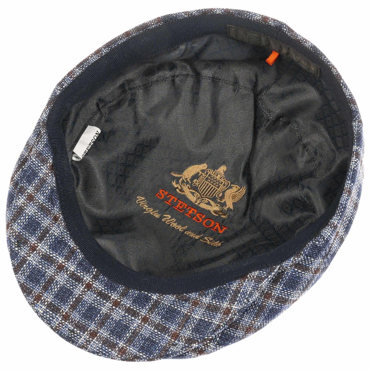 stetson-kent-cerruti-flatcap-kariert-wolle-seide-handmade-in-germany image 5