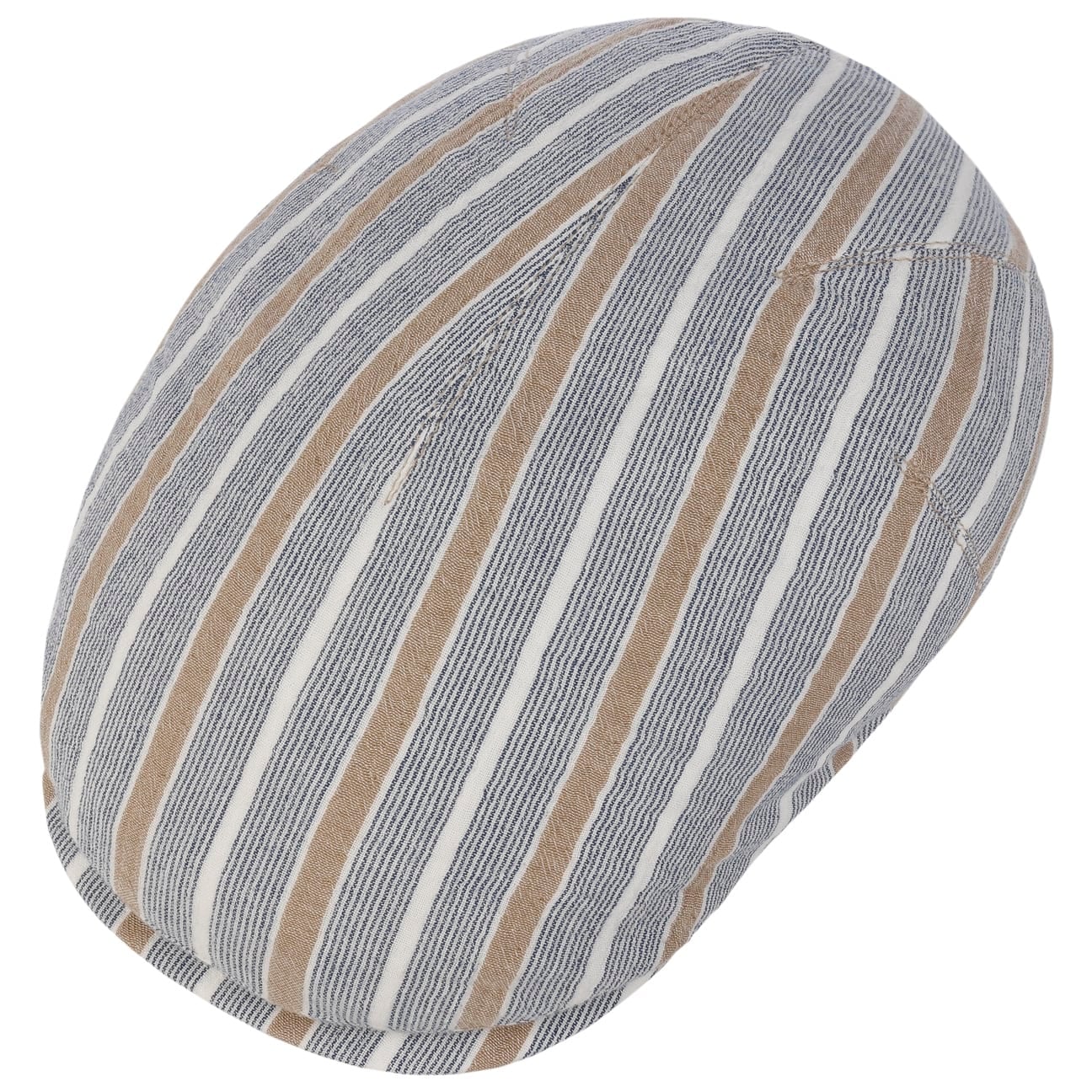 mayser-sidney-stripes-cotton-flatcap-f-r-herren-flatcap-aus-baumwolle-mit-futter image 2