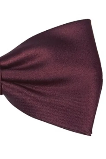 hemley-schleife-uni-satin-bordeaux-form-wien-verstellbar-36-46-cm image 1