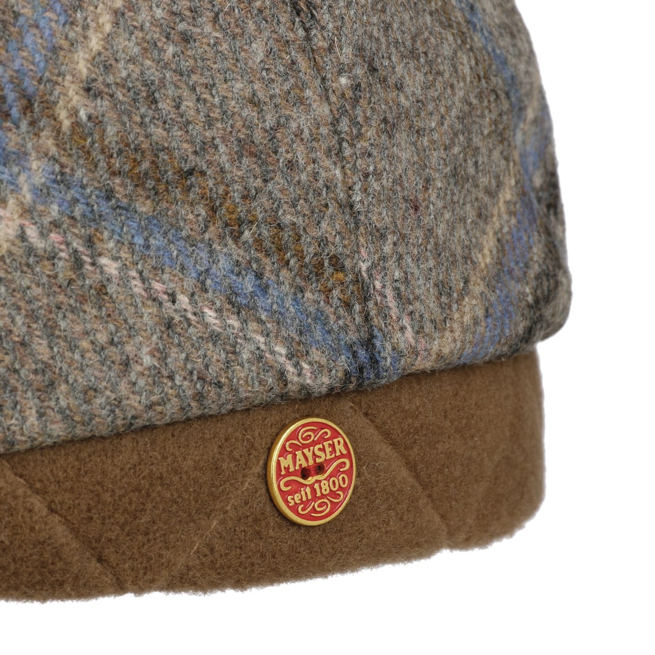 mayser-frankie-soft-casual-flatcap-aus-merinowolle-karo image 5