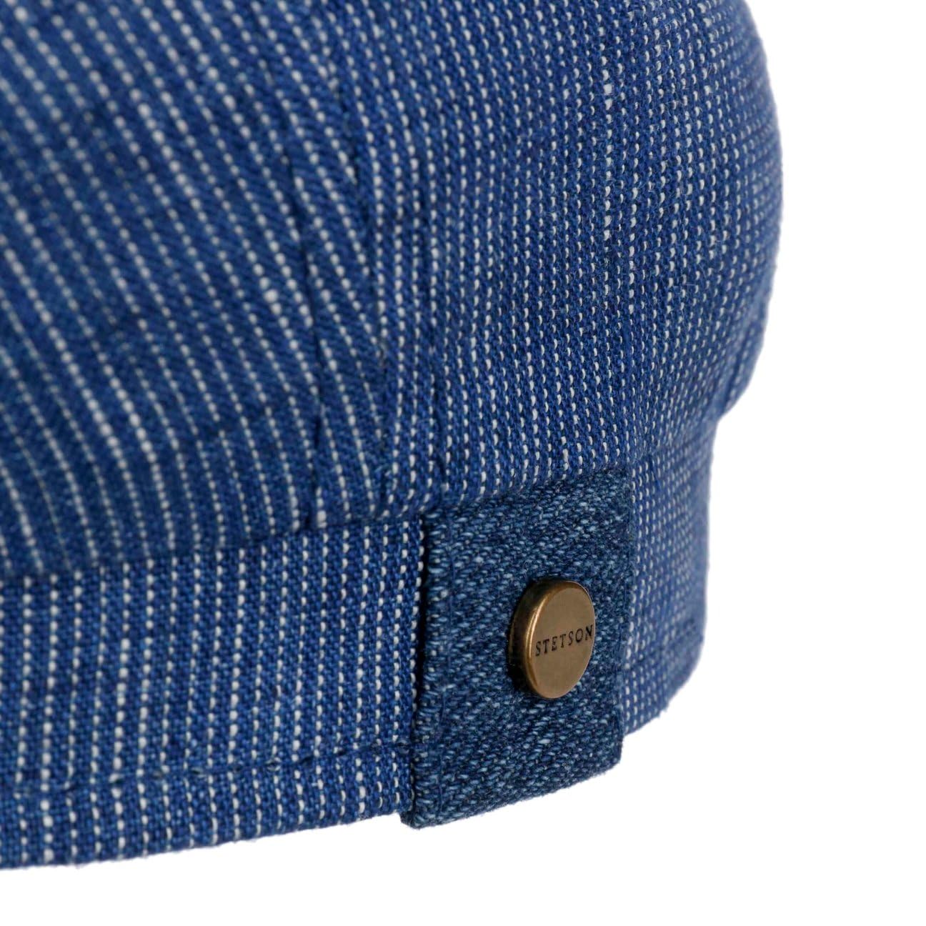 stetson-hatteras-pandico-flatcap-leinen-nadelstreifen-herren image 5