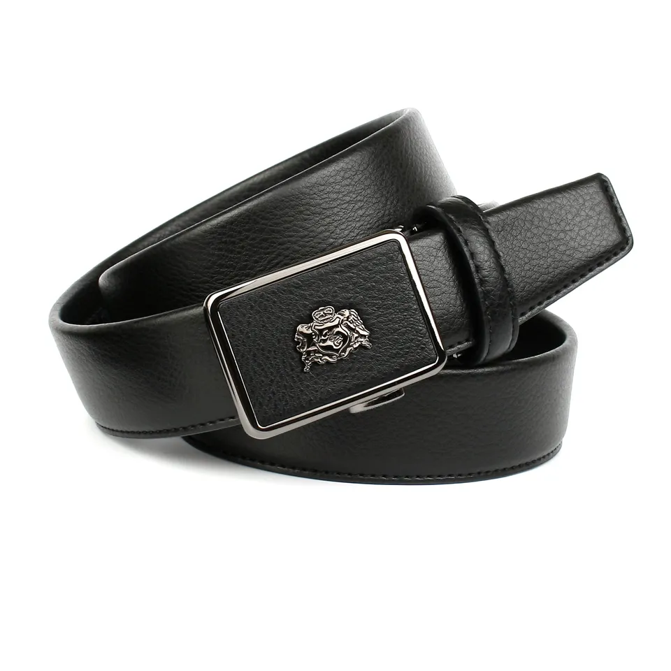 anthoni-crown-business-lederg-rtel-37t11c-schwarz-3-5-cm-wappen-automatik image 1