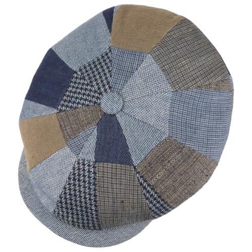 stetson-hatteras-flatcap-patchwork-leinen-seide-baumwolle-unisex-fr-hling-made-i image 8