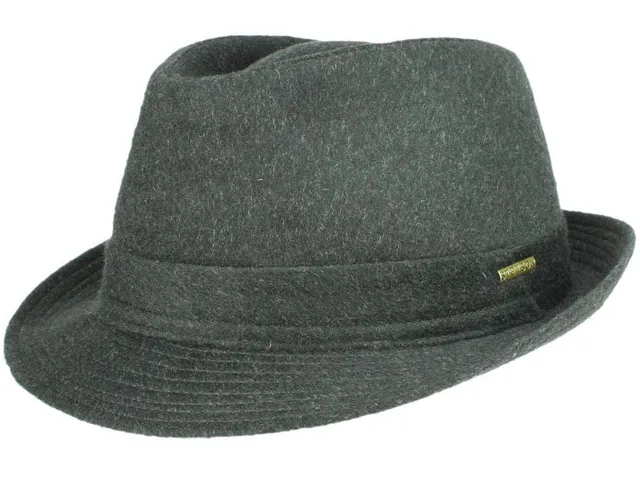stetson-benavides-trilbyhut-aus-wolle-mit-teflon-anthrazit image 1