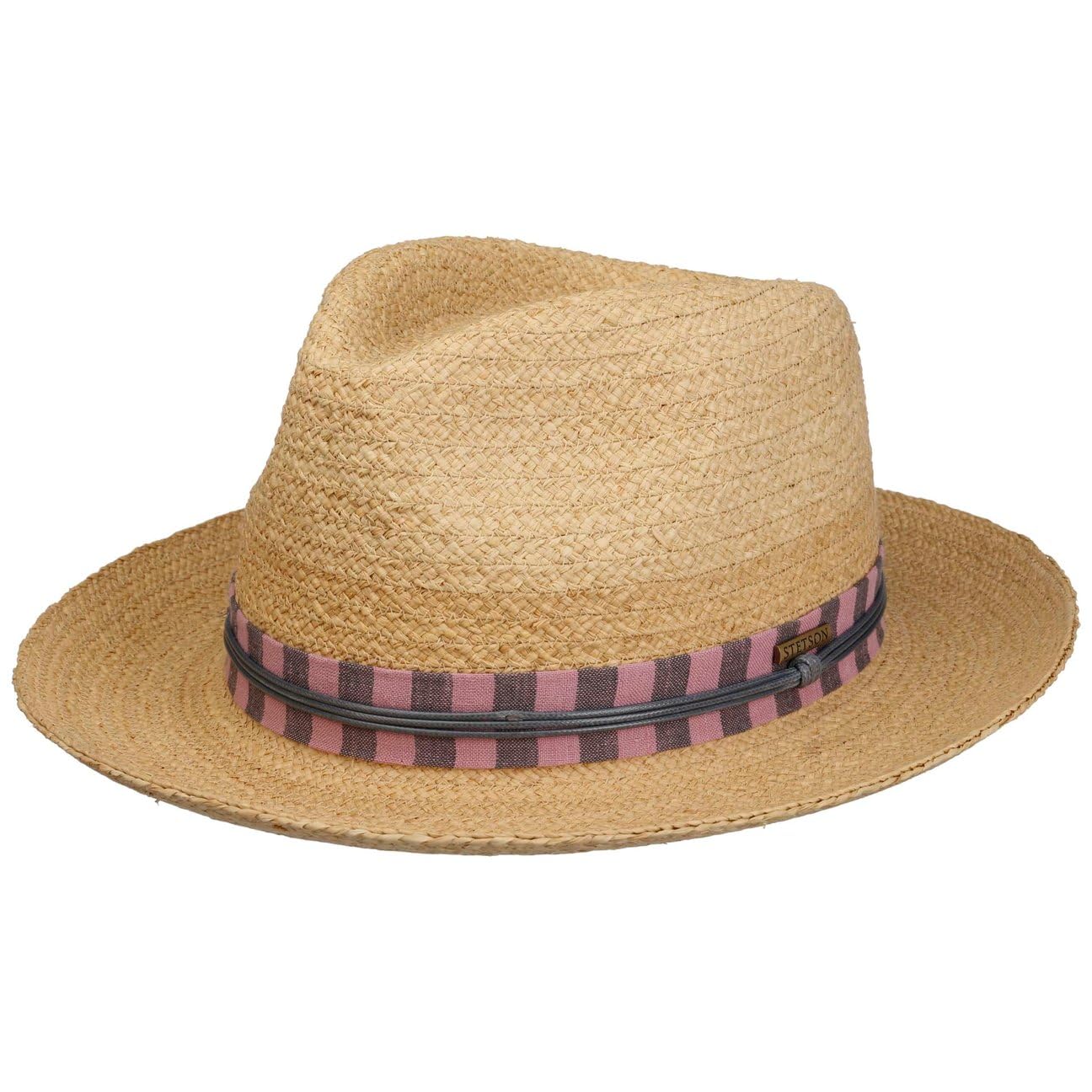 stetson-veluro-fedora-strohhut-mit-uv-schutz-40-fr-hling-sommer image 1