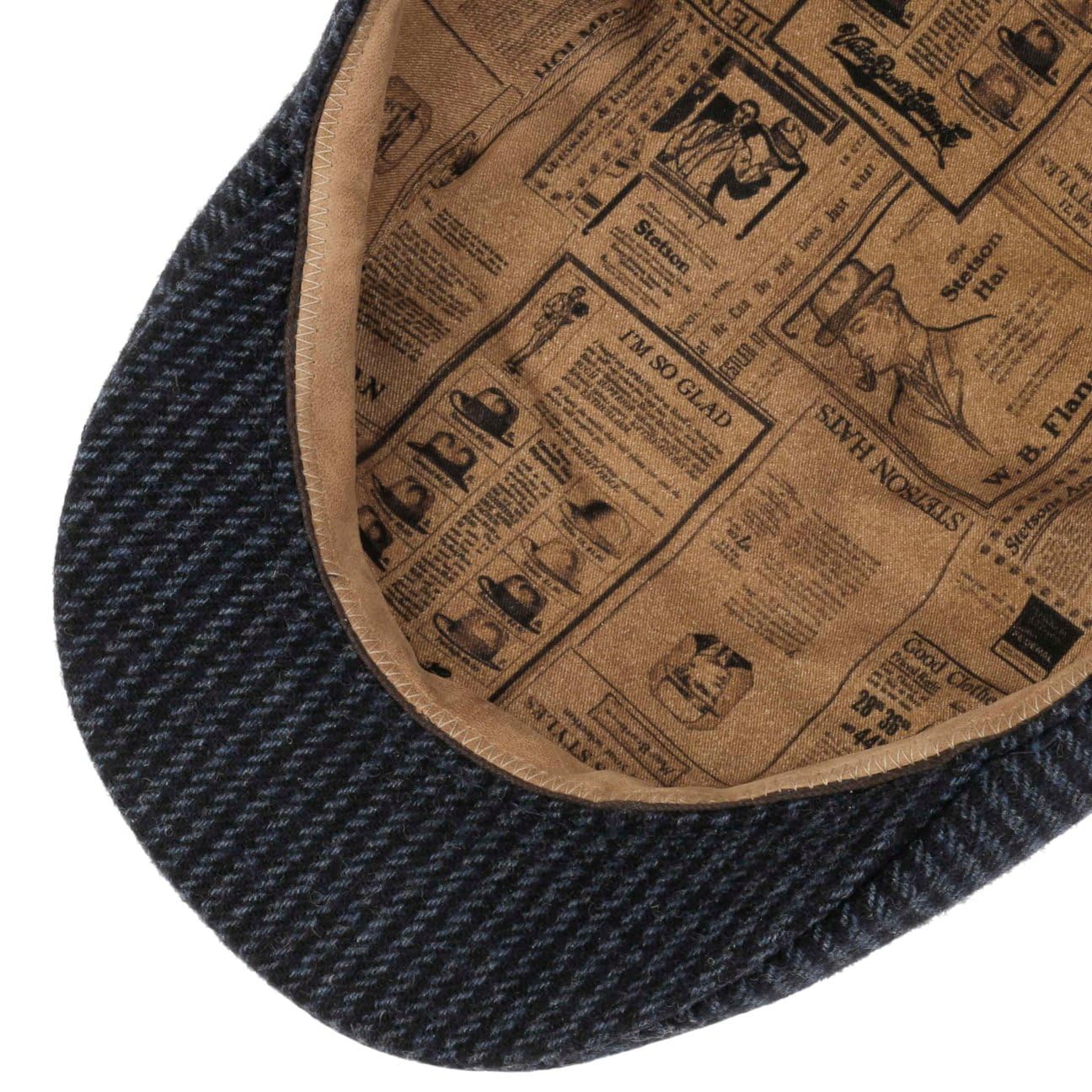 stetson-hatteras-schirmm-tze-gestreift-made-in-germany image 4