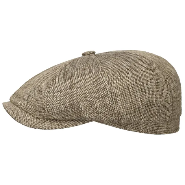 stetson-hatteras-woodhurst-flatcap-mehrfarbiges-tweed-design-made-in-italy image 1