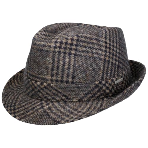 stetson-teton-wollhut-trilby-karomuster-schurwolle-made-in-italy-unisex image 7