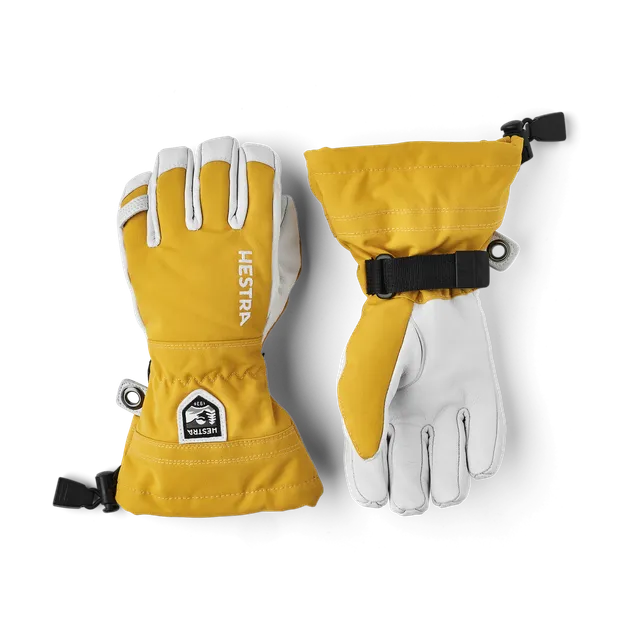 hestra-army-leather-heli-ski-jr-5-finger-kinder-skihandschuhe image 1