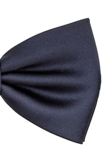 ascot-schleife-uni-satin-wien-gerade-marine image 1