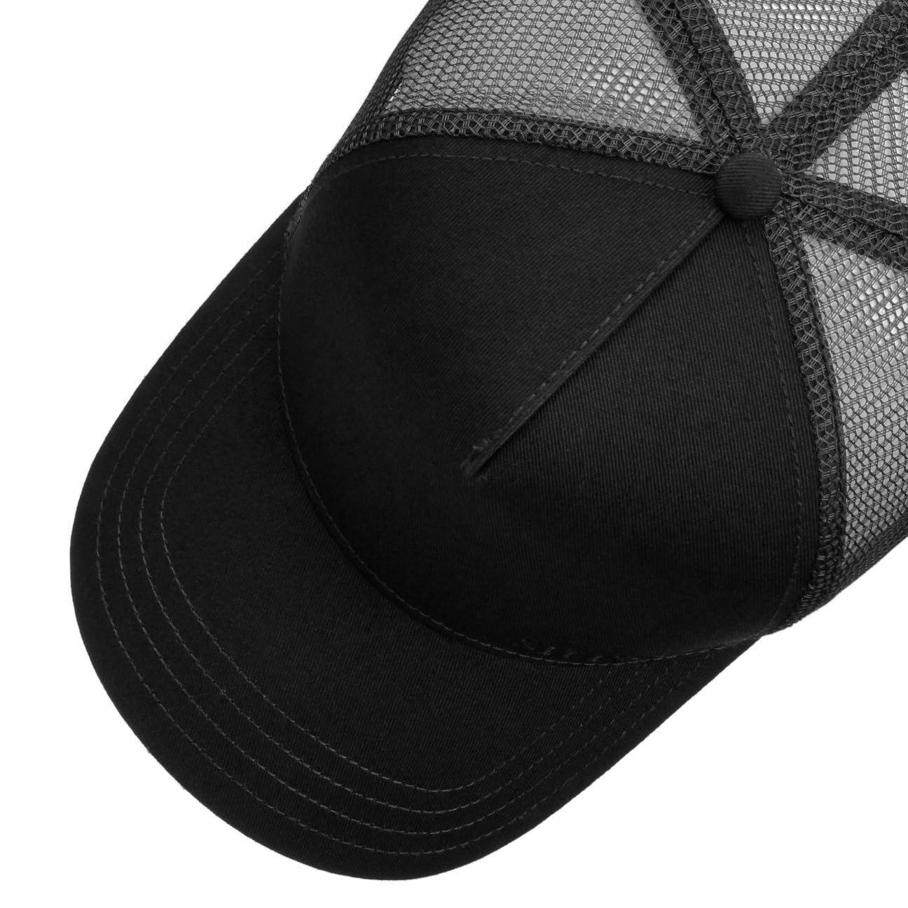 stetson-brooklin-trucker-cap-6-panel-snapback-schwarz-one-size image 4