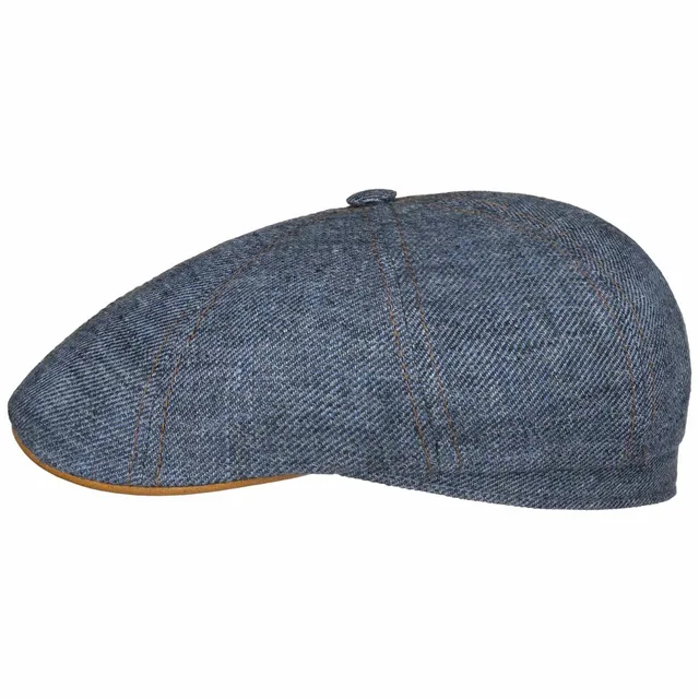 stetson-kelvey-flatcap-leinen-made-in-germany-sommer image 1