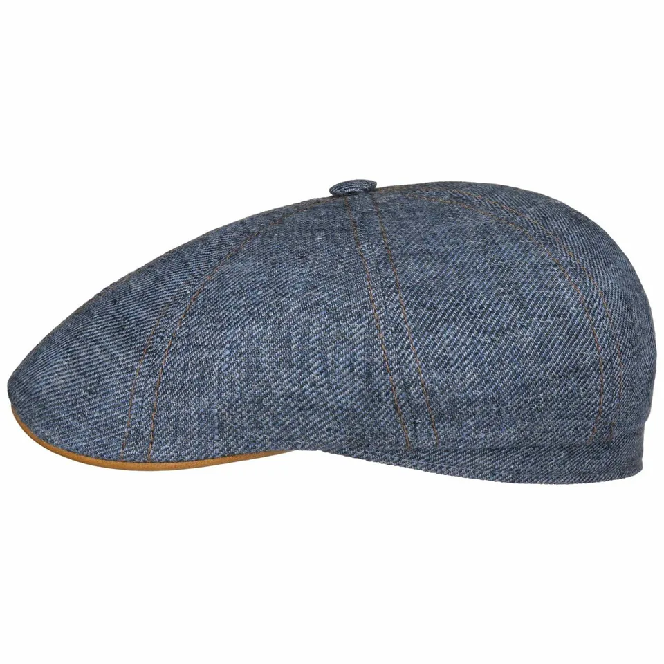 stetson-kelvey-flatcap-leinen-made-in-germany-sommer image 1
