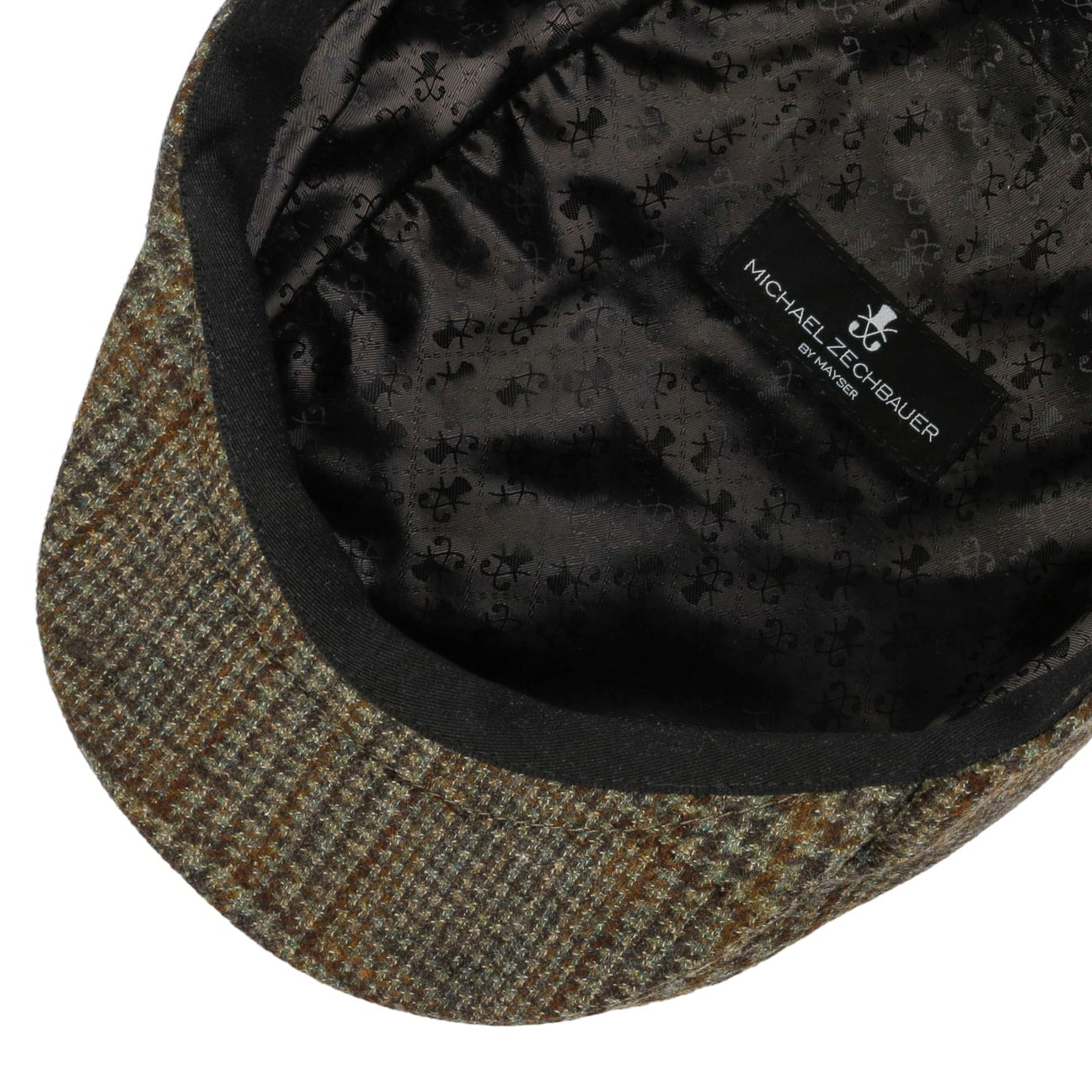 mayser-timon-virgin-wool-flatcap-karo-herren image 3