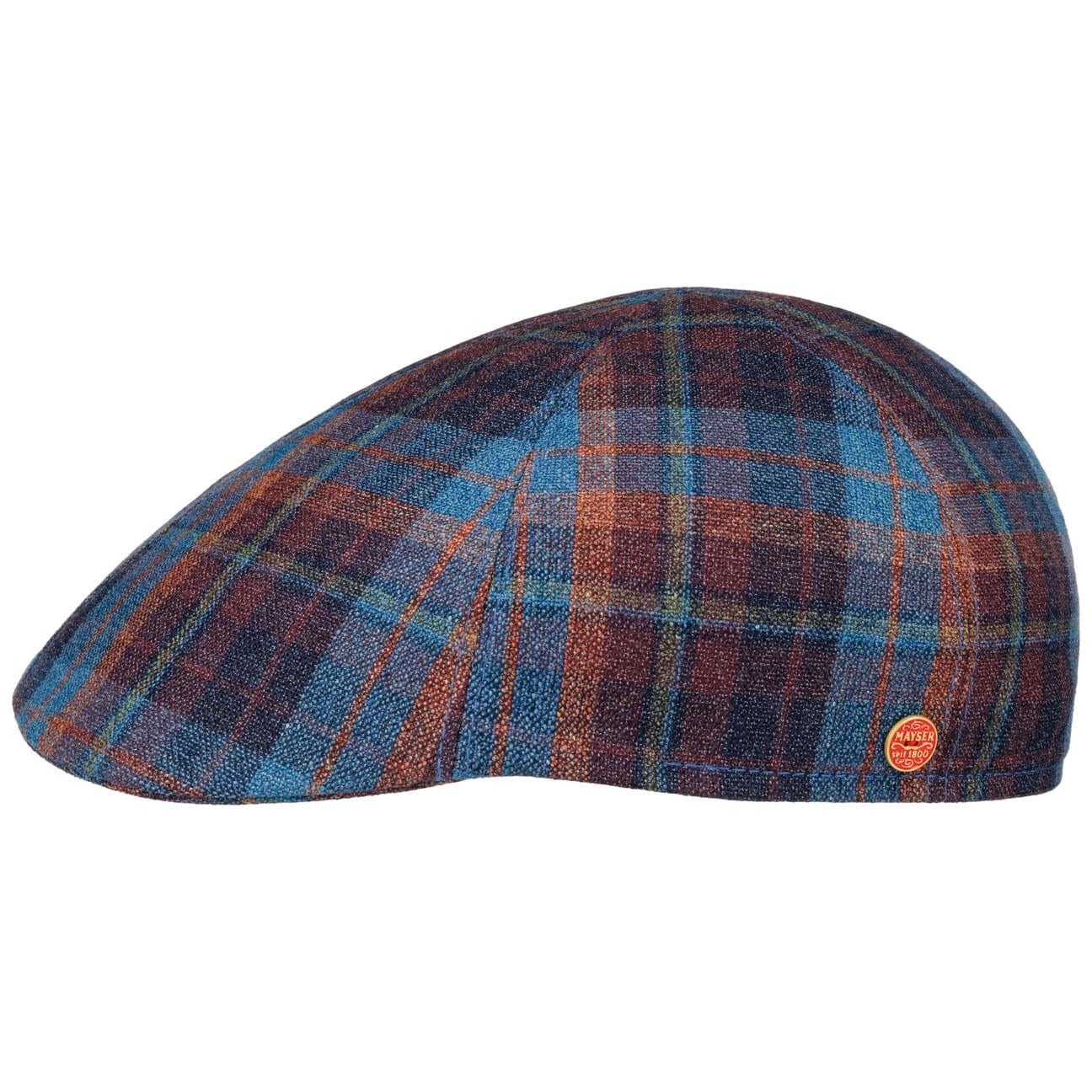 mayser-paddy-new-check-flatcap-karo-schieberm-tze-aus-seide-schurwolle image 1