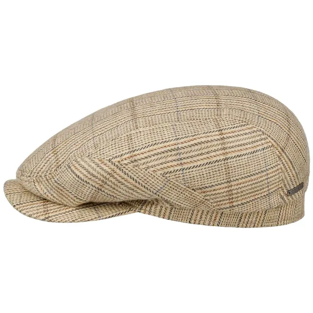 stetson-driver-flatcap-linen-mix-stripe-made-in-germany-herren image 1