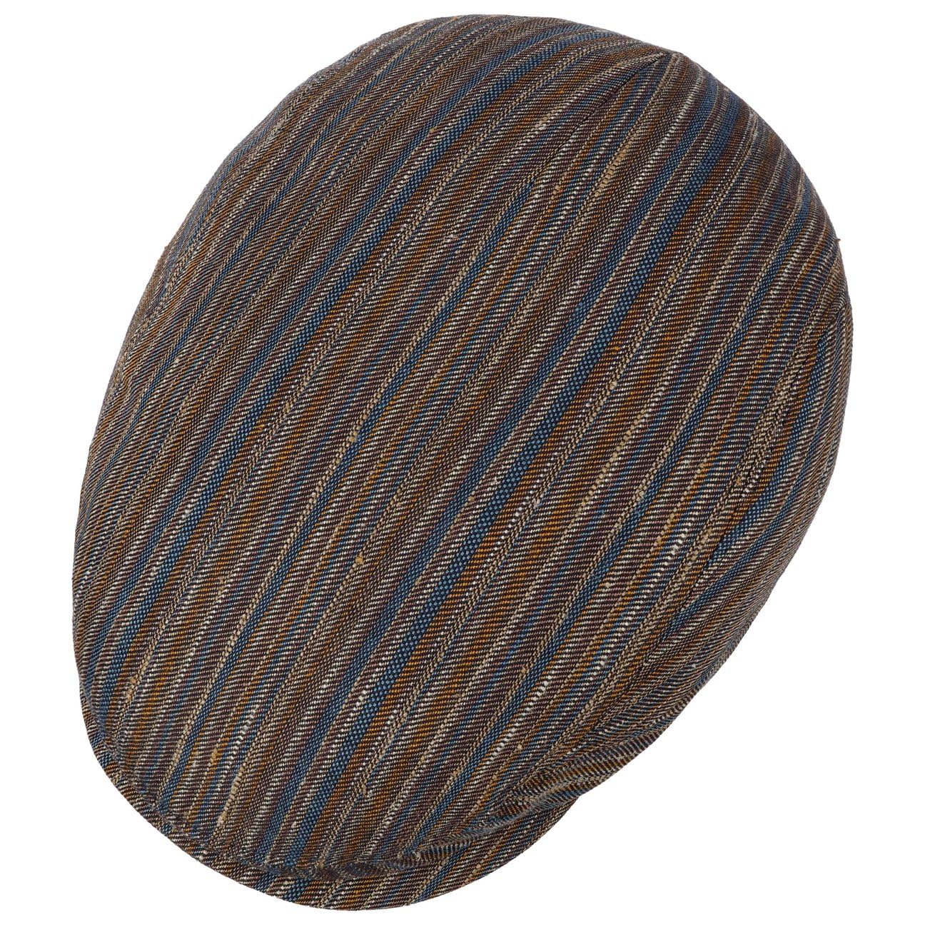 stetson-stripe-barista-driver-flatcap-schirmm-tze-gestreift-mehrfarbig-made-in-e image 2