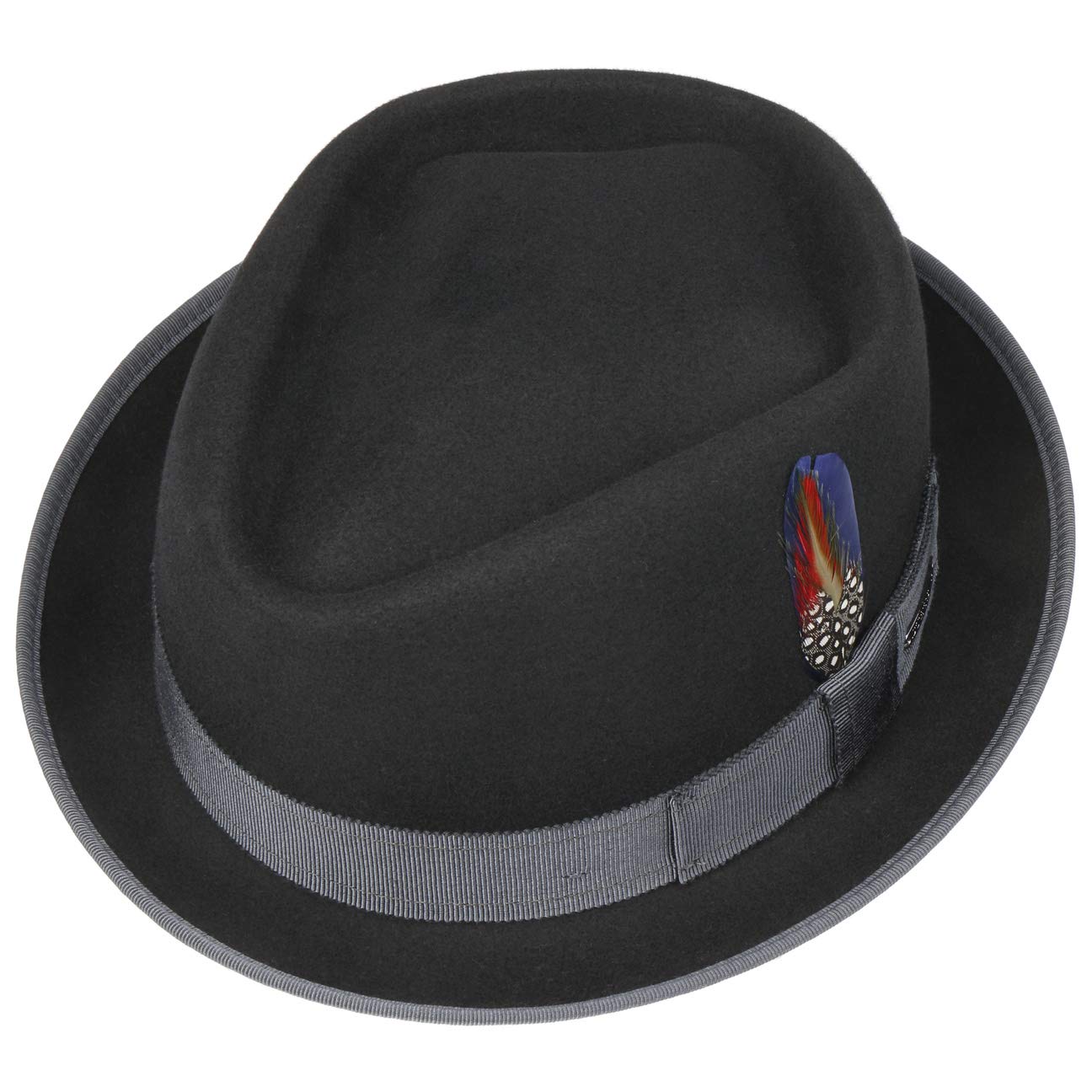 stetson-hulett-diamond-pork-pie-wollhut-mit-kaschmir-anteil-und-ripsband image 2