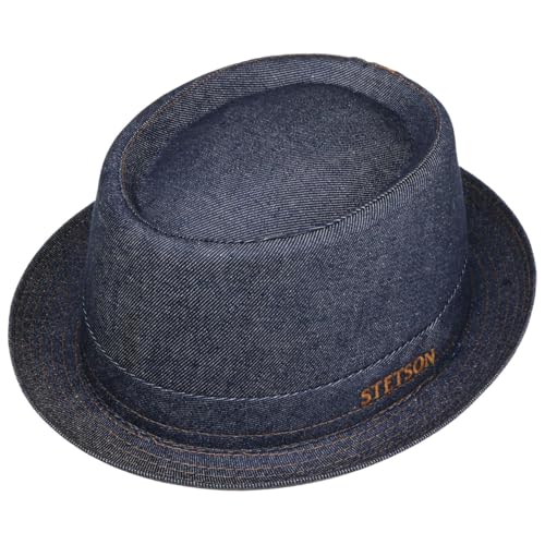 stetson-danvick-denim-pork-pie-hut-unisex-made-in-italy-sommerhut image 8