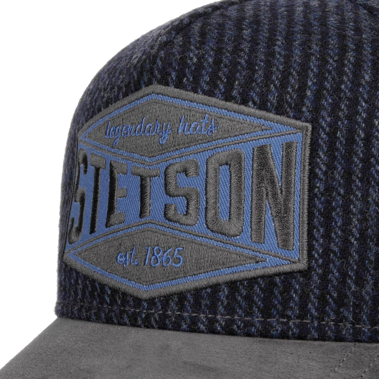 stetson-goat-suede-peak-wollcap-5-panel-herren-sommer-winter image 6