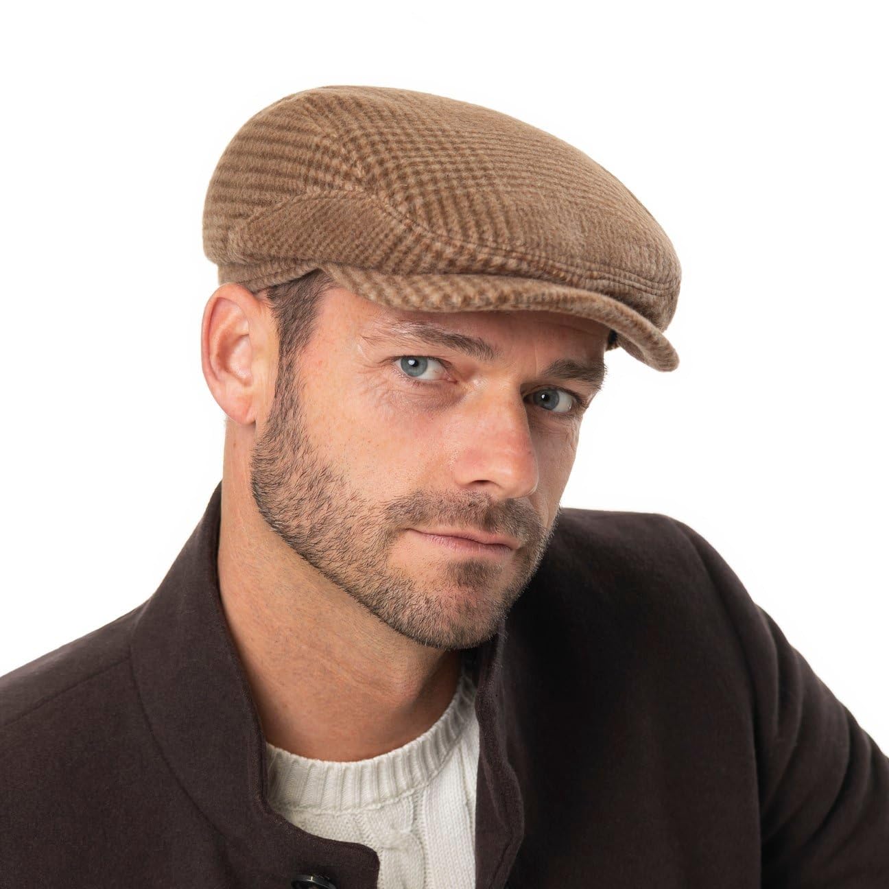 stetson-poundhill-wool-mix-driver-flatcap-kariert image 2