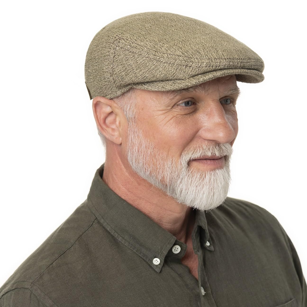 stetson-kent-structure-flatcap-made-in-germany-wolle-leinen image 2