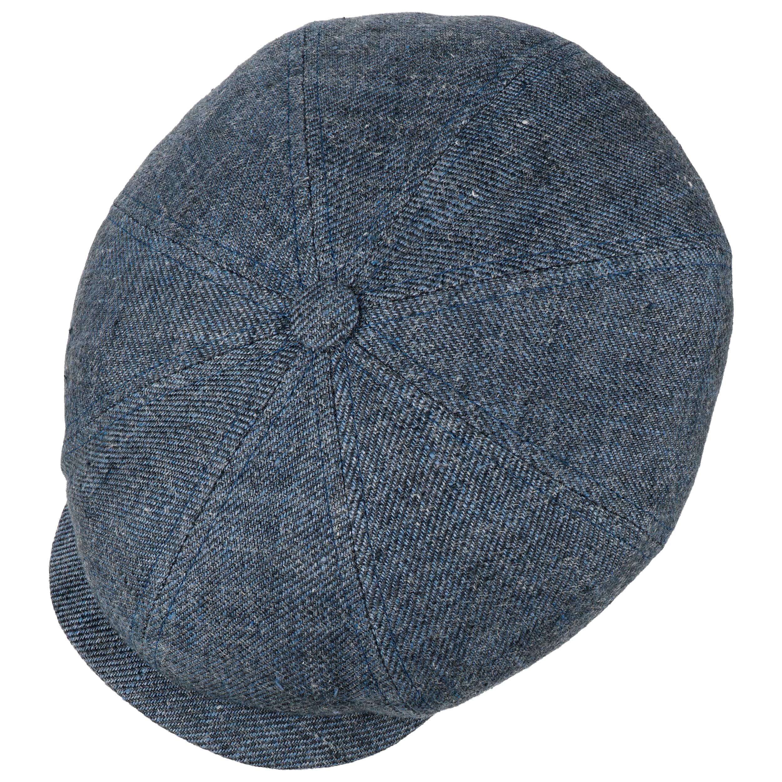 stetson-hatteras-schirmm-tze-uni-meliert-herren-leinen-flatcap-made-in-eu image 2