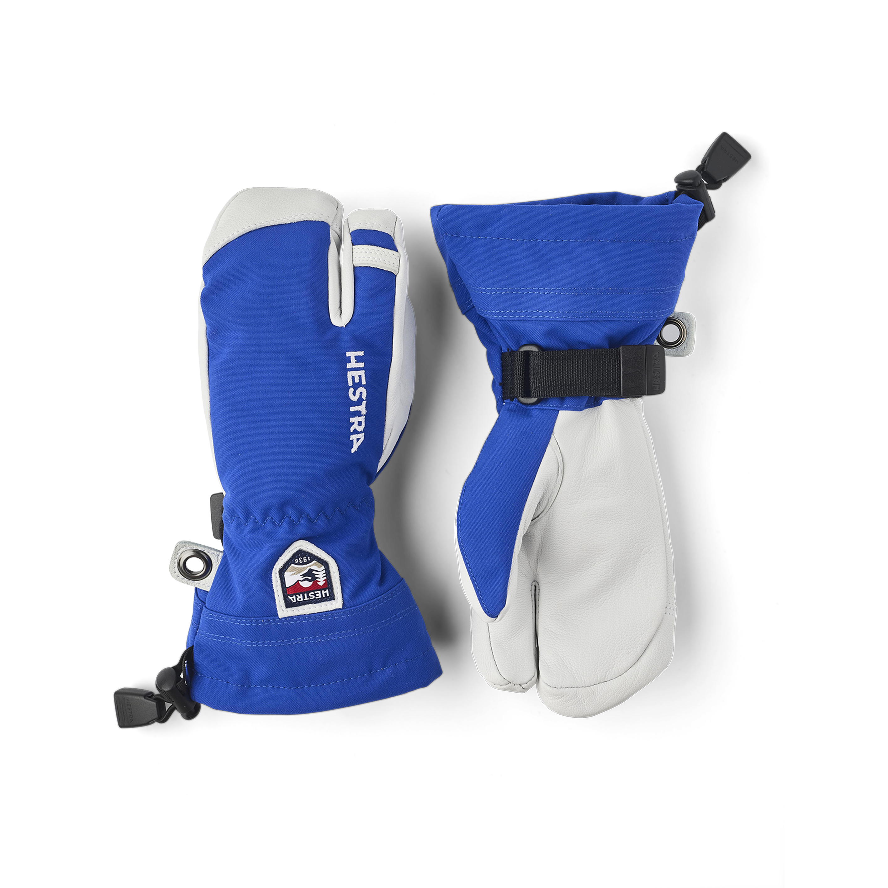hestra-army-leather-heli-ski-jr-3-finger-kinderhandschuh image 1