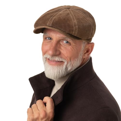 stetson-hatteras-schirmm-tze-aus-100-leder-waxed-herren image 7