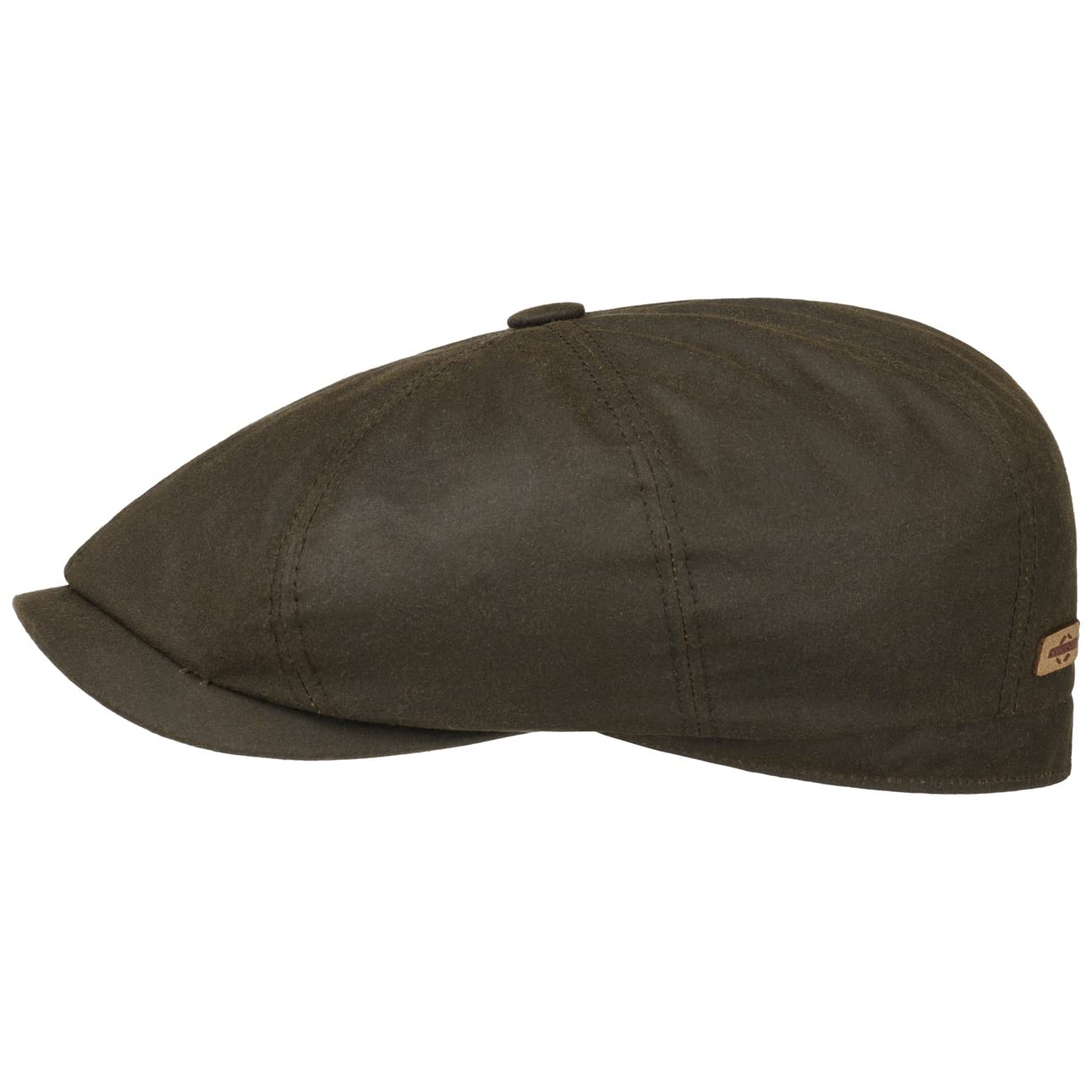 stetson-hatteras-classic-waxed-cotton-flatcap-herren-ballonm-tze image 1