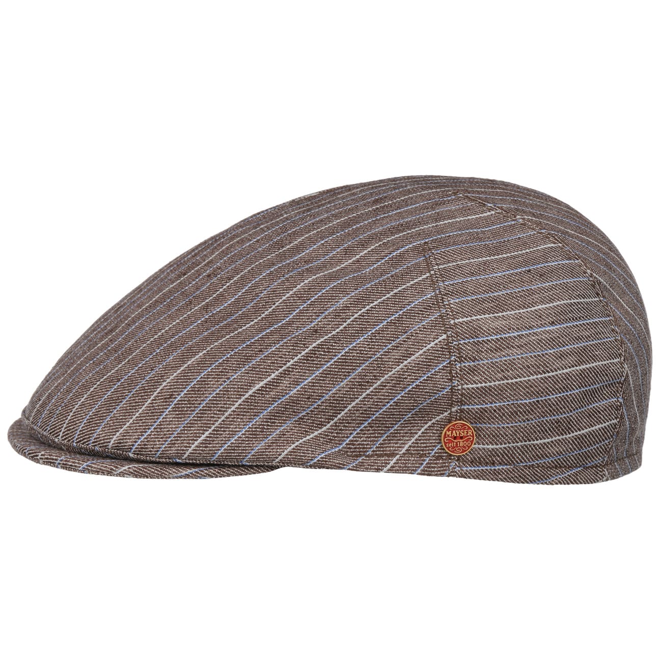 mayser-sidney-paros-stripes-flatcap-baumwoll-leinen-schieberm-tze image 6