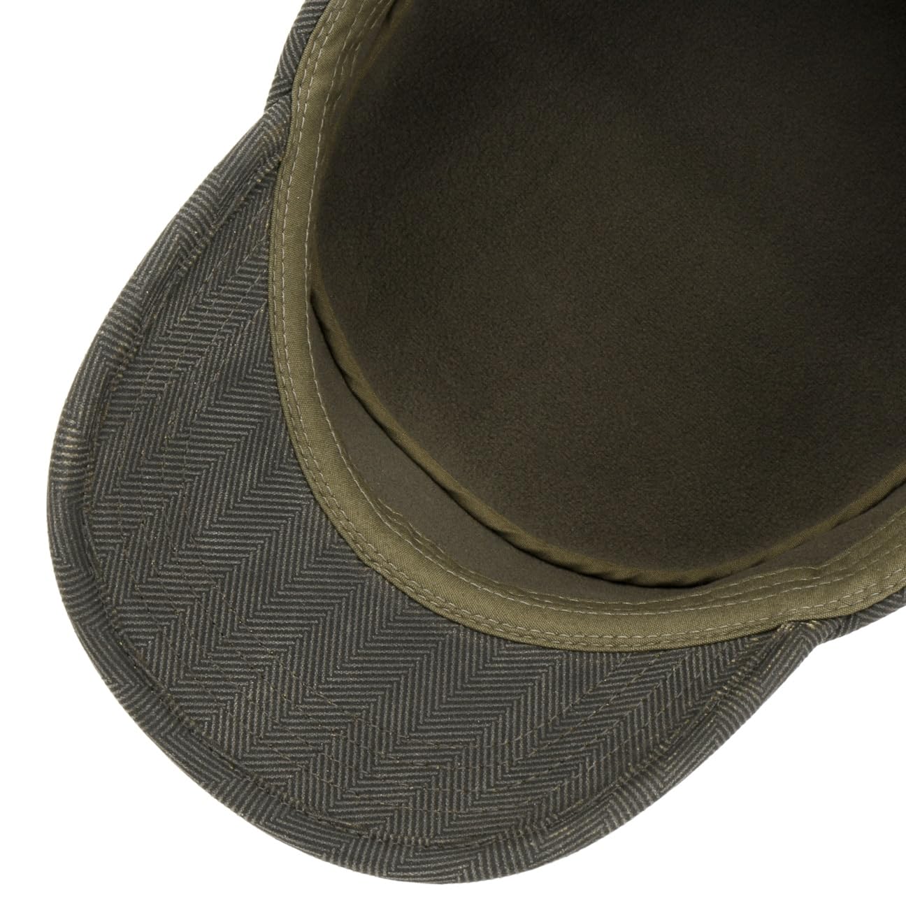 stetson-herringbone-army-cap-stoffcap-mit-fleecefutter image 4
