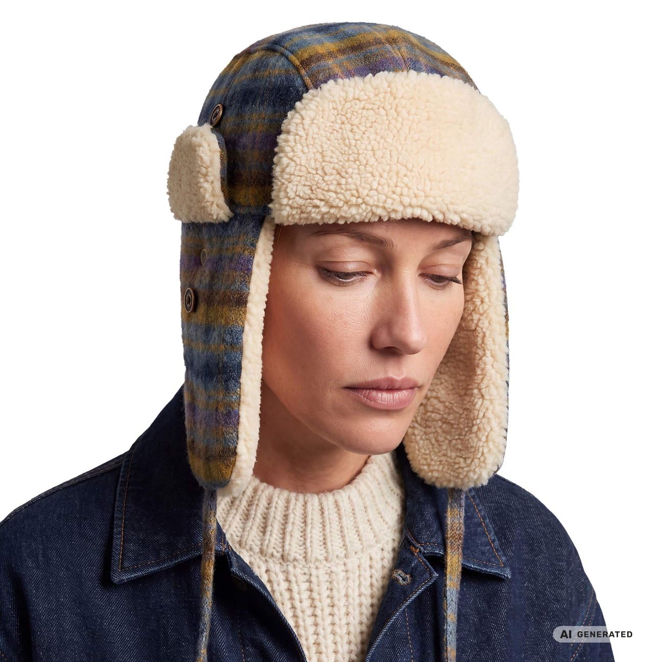 stetson-meadville-bomber-fliegerm-tze-kariert-unisex-herbst-winter image 2