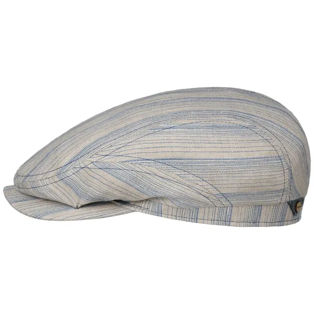 stetson-tesrick-stripe-driver-flatcap-aus-leinen-gestreift-made-in-eu image 1