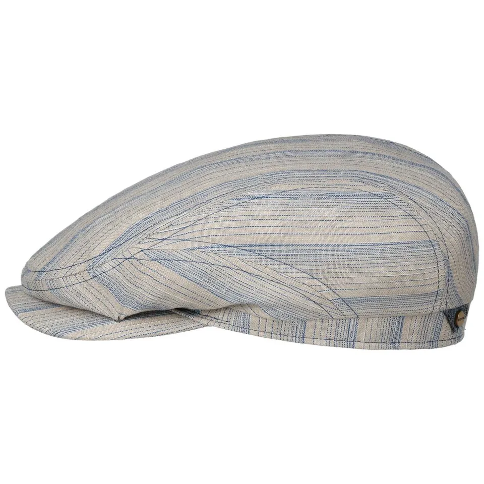 stetson-tesrick-stripe-driver-flatcap-aus-leinen-gestreift-made-in-eu image 1