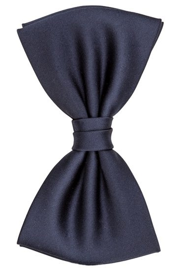 hemley-fliege-seide-satin-wien-uni-dunkelblau-6-cm-zum-selbstbinden image 1